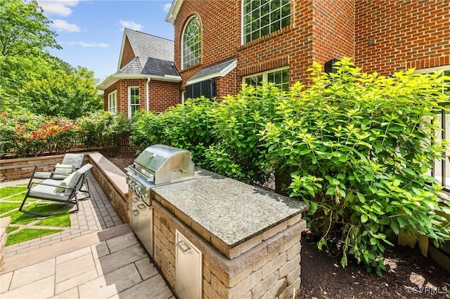 16412 Ravenchase Way, Moseley, VA 23120 - view of patio / terrace featuring exterior kitchen
