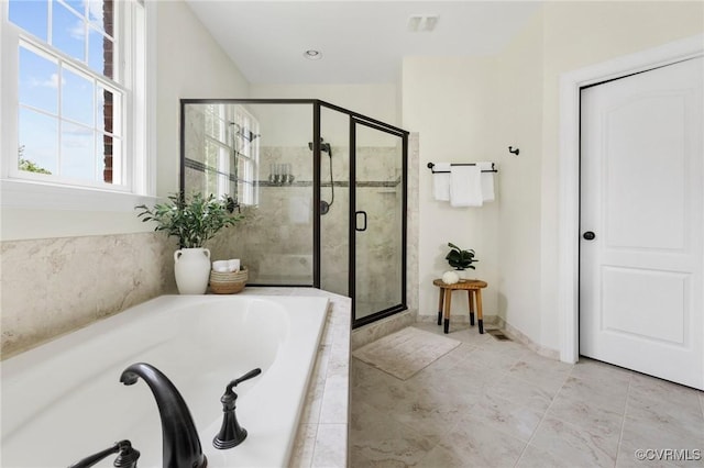 16412 Ravenchase Way, Moseley, VA 23120 - full bath with a bath and a stall shower