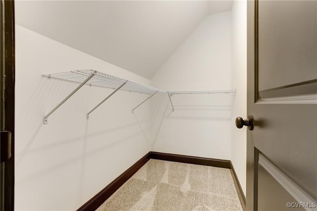 170 Glenmore Ln, Keswick, VA 22947 - spacious closet featuring lofted ceiling and carpet