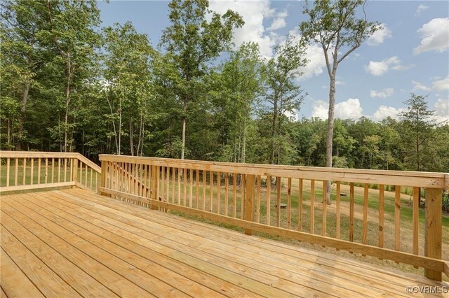 170 Glenmore Ln, Keswick, VA 22947 - wooden deck featuring a lawn