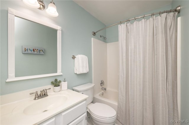 12727 Lodore Rd, Amelia Courthouse, VA 23002 - full bath featuring toilet, vanity, and shower / bath combo