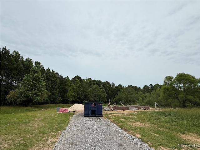 TBD Turkey Egg Rd, Dinwiddie, VA 23841 - view of dirt / gravel driveway with a view of trees