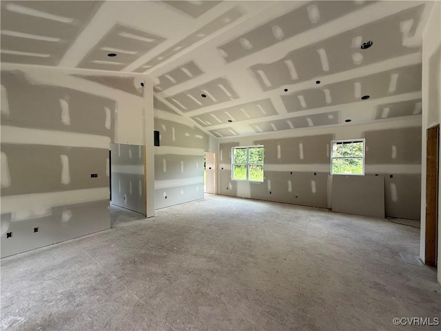 TBD Turkey Egg Rd, Dinwiddie, VA 23841 - unfurnished living room featuring vaulted ceiling