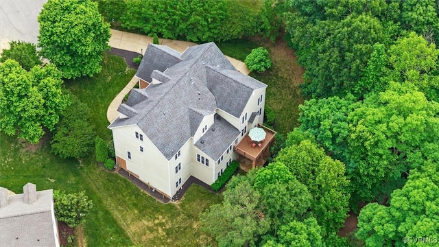 view of subject property