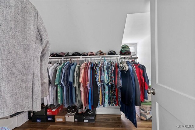 1235 Warren Ave, Richmond, VA 23227 - walk in closet featuring wood finished floors