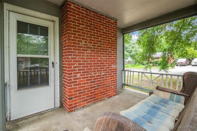201 W Roanoke St, Ridgeway, VA 23225 - view of covered porch