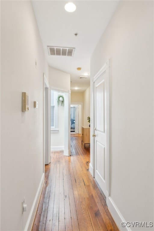 317 N 2nd St Unit B, Richmond, VA 23219 - corridor with light wood-style flooring and baseboards