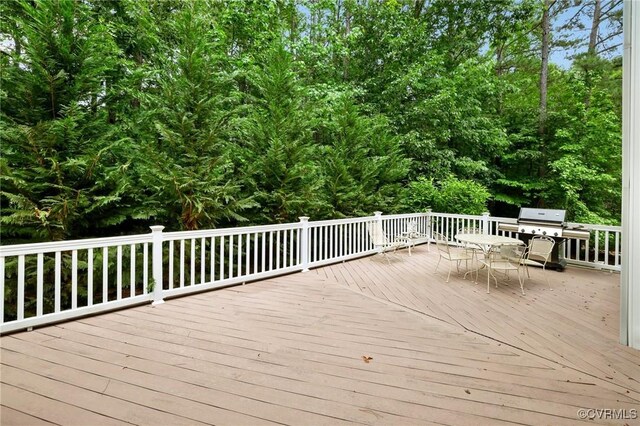 6306 Thistledew Mews, Moseley, VA 23120 - deck with outdoor dining area and area for grilling