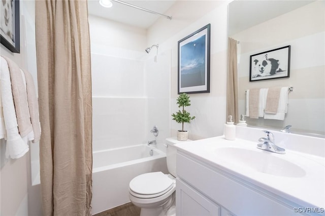 2130 Grand Reserve Way Unit N-4, Henrico, VA 23223 - bathroom with shower / tub combo with curtain, toilet, and vanity