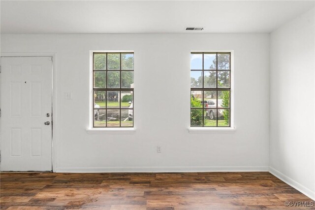 306 Cedarwood Rd, Henrico, VA 23075 - foyer featuring healthy amount of natural light, baseboards, and wood finished floors
