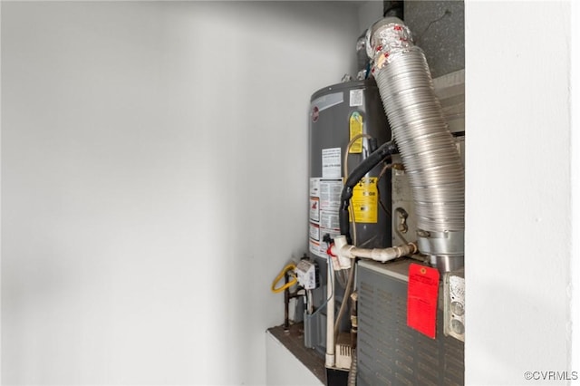 306 Cedarwood Rd, Henrico, VA 23075 - utility room featuring gas water heater