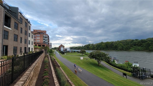 5301 Old Main St Unit A, Henrico, VA 23231 - view of community with a water view and fence