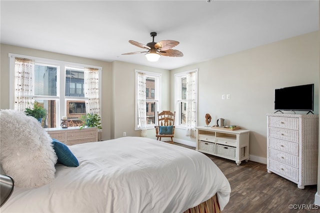 5301 Old Main St Unit A, Henrico, VA 23231 - bedroom featuring multiple windows, baseboards, and wood finished floors