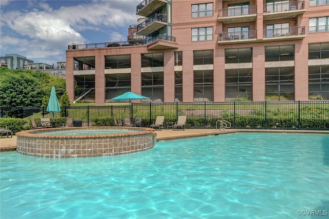 5301 Old Main St Unit A, Henrico, VA 23231 - view of swimming pool with fence and a community hot tub