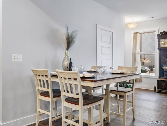 5301 Old Main St Unit A, Henrico, VA 23231 - dining area featuring wood finished floors and baseboards