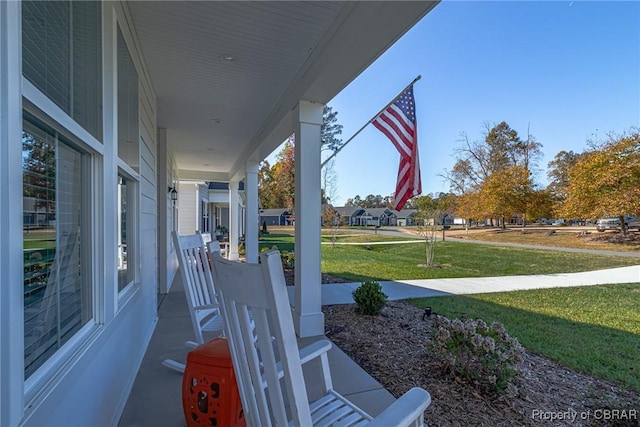 926 Old Saint Johns Rd, Irvington, VA 22480 - view of patio / terrace with a porch