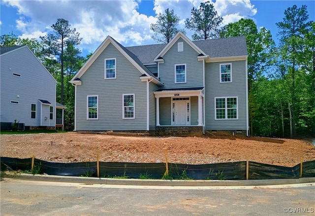view of front facade with covered porch