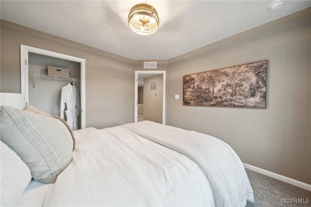 5916 Banyan Ln, Chesterfield, VA 23234 - bedroom featuring carpet, a closet, and baseboards