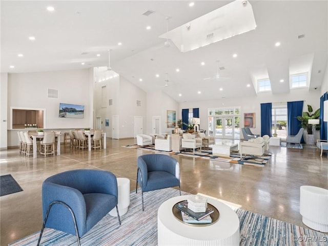 5916 Banyan Ln, Chesterfield, VA 23234 - lobby with high vaulted ceiling and recessed lighting