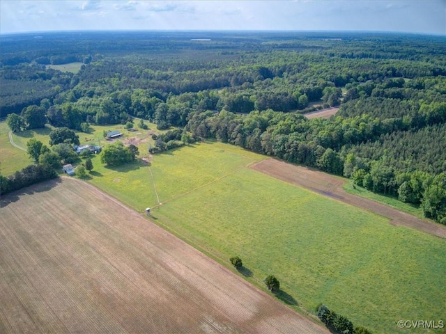 9615 E Quaker Rd, Disputanta, VA 23842 - overview of rural landscape featuring a forest