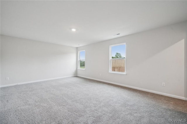 7013 Greenholm Pl, Chesterfield, VA 23234 - spare room featuring baseboards, carpet, and recessed lighting
