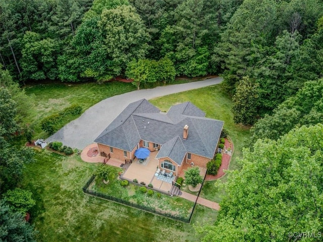 11216 Woodstock Heights Dr, Glen Allen, VA 23059 - view from above of property featuring a heavily wooded area