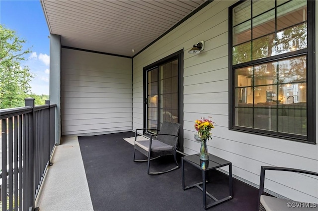 13285 Coalfield Station Ln, Midlothian, VA 23114 - view of patio featuring a balcony