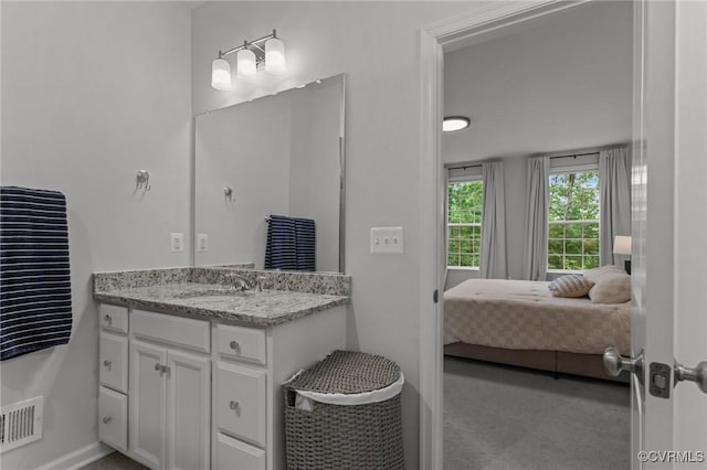 13285 Coalfield Station Ln, Midlothian, VA 23114 - bathroom featuring vanity, connected bathroom, and baseboards