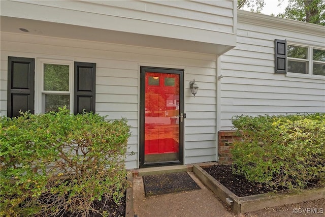 view of property entrance