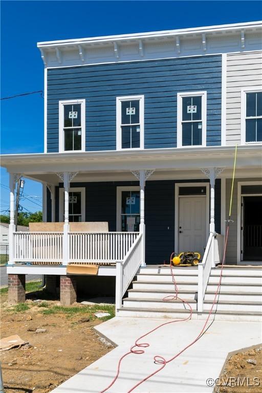 2200 N 28th St, Richmond, VA 23223 - view of front facade featuring covered porch