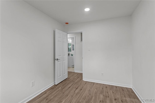 1505 Enon Church Rd, Chester, VA 23836 - empty room with wood finished floors, baseboards, and recessed lighting