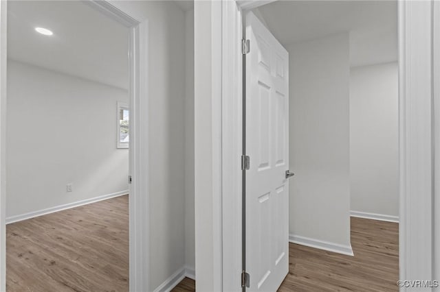 1505 Enon Church Rd, Chester, VA 23836 - hall with wood finished floors, baseboards, and recessed lighting