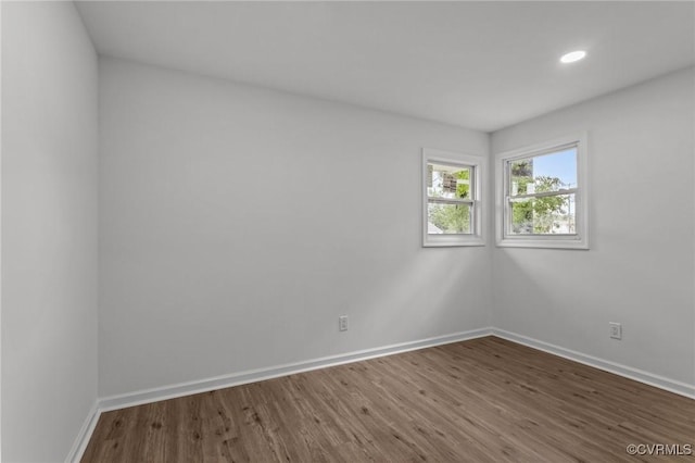 1505 Enon Church Rd, Chester, VA 23836 - spare room featuring wood finished floors, baseboards, and recessed lighting