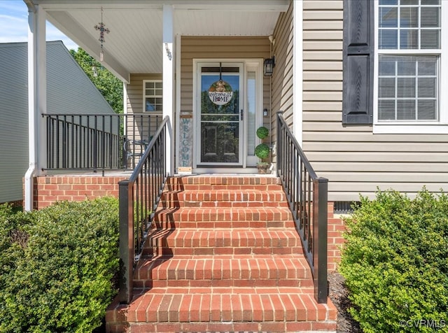 2013 Rose Family Dr, Midlothian, VA 23112 - entrance to property with covered porch