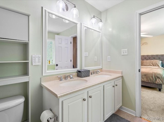 2013 Rose Family Dr, Midlothian, VA 23112 - full bath with connected bathroom, toilet, and double vanity