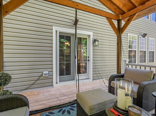 2013 Rose Family Dr, Midlothian, VA 23112 - view of wooden terrace