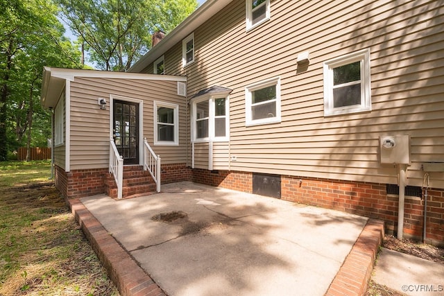 8282 Briarthorn Ct, Mechanicsville, VA 23116 - back of property featuring a patio area, entry steps, and crawl space