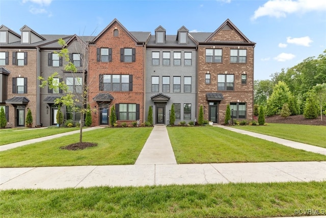1906 Chartermark Dr, Midlothian, VA 23114 - multi unit property with brick siding and a front yard