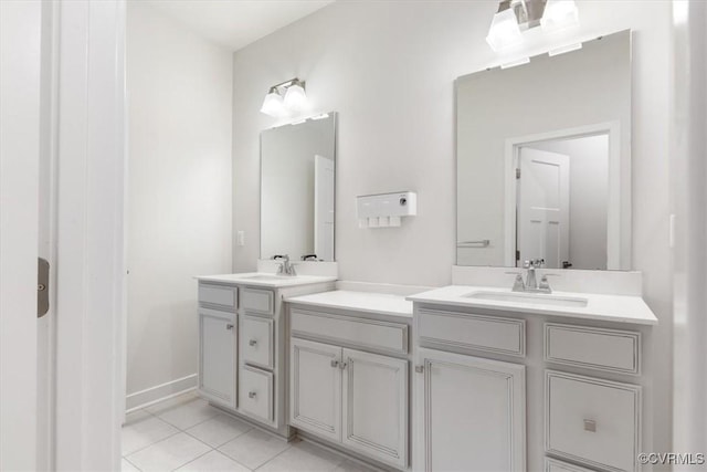 1906 Chartermark Dr, Midlothian, VA 23114 - full bathroom featuring tile patterned floors, vanity, and baseboards