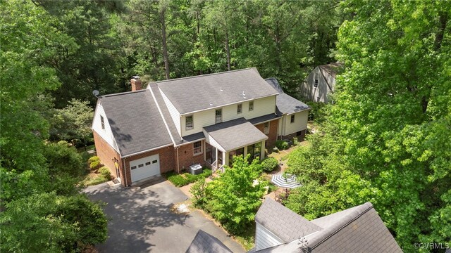 7290 Hill View Dr, Mechanicsville, VA 23111 - view of subject property featuring a heavily wooded area