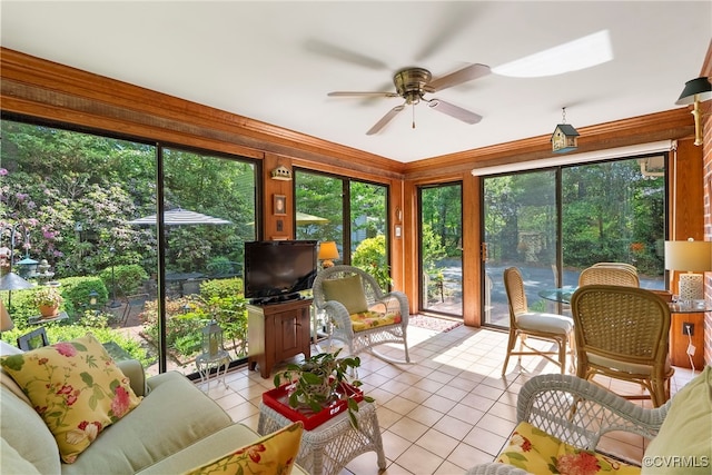 7290 Hill View Dr, Mechanicsville, VA 23111 - sunroom / solarium featuring tile patterned flooring and healthy amount of natural light