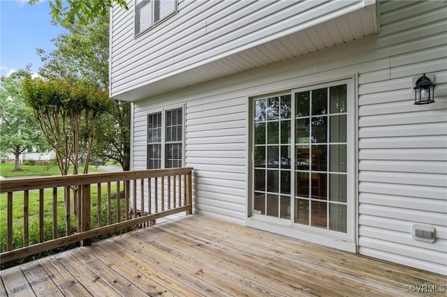 view of deck