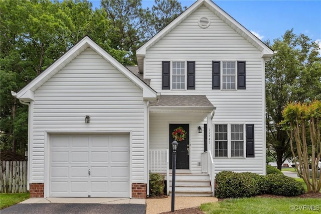 11441 Alder Glen Way, Glen Allen, VA 23059 - view of front of house featuring asphalt driveway, a garage, and a shingled roof