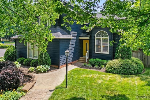 11602 Hardwood Dr, Midlothian, VA 23114 - view of front of home with a shingled roof