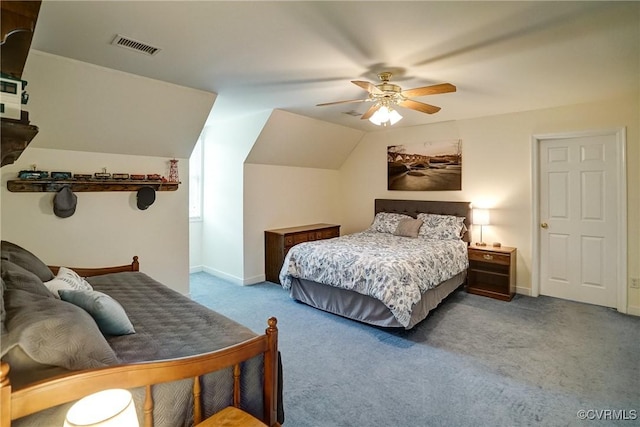 4329 Stebbins St, Chester, VA 23831 - bedroom featuring carpet floors, a ceiling fan, baseboards, and lofted ceiling