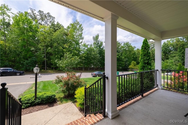 8421 Eden St, Henrico, VA 23228 - view of patio / terrace with a porch