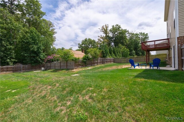 8421 Eden St, Henrico, VA 23228 - view of yard with a patio