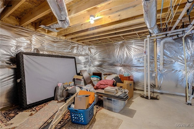 8421 Eden St, Henrico, VA 23228 - view of unfinished below grade area