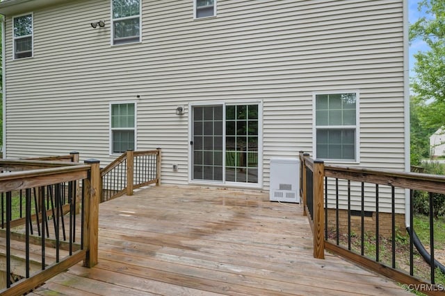 8136 Fedora Dr, Chesterfield, VA 23838 - view of wooden deck
