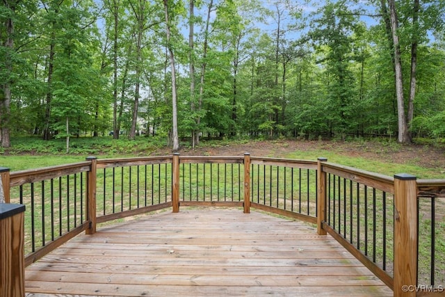 8136 Fedora Dr, Chesterfield, VA 23838 - wooden deck featuring a yard